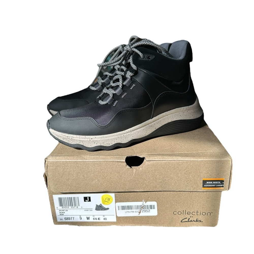 Clarks Jaunt Lo Ankle Boot, Black. Women’s Size 9 Wide NIB